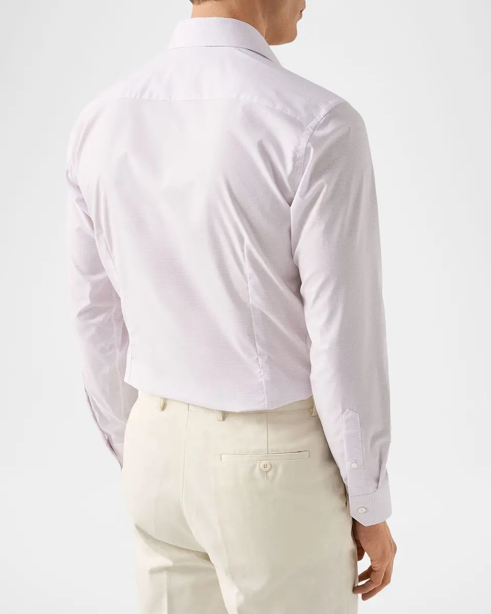 Eton Men's Elevated Supima Cotton Contemporary-Fit Dress Shirt | Thumbnail 3 Eton Men's Elevated Supima Cotton Contemporary-Fit Dress Shirt | Thumbnail 3