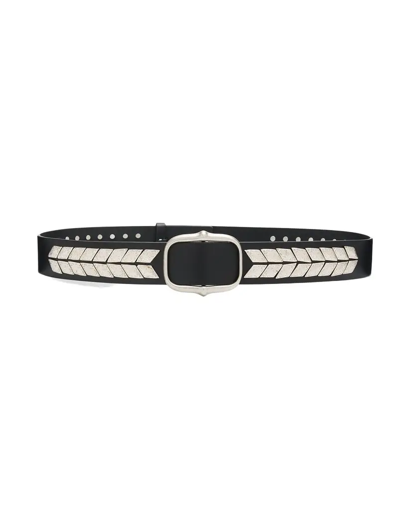 Isabel Marant Belja Metal-Embellished Leather Belt | Image 1 Isabel Marant Belja Metal-Embellished Leather Belt | Image 1