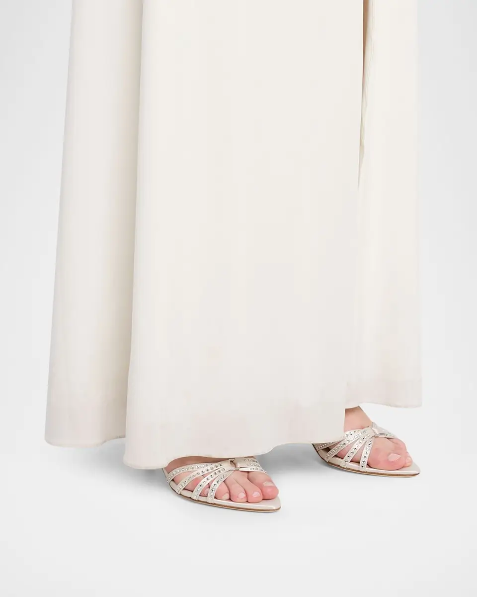 Stuart Weitzman 50mm Carlyle Embellished Satin Sandals | Thumbnail 2 Stuart Weitzman 50mm Carlyle Embellished Satin Sandals | Thumbnail 2