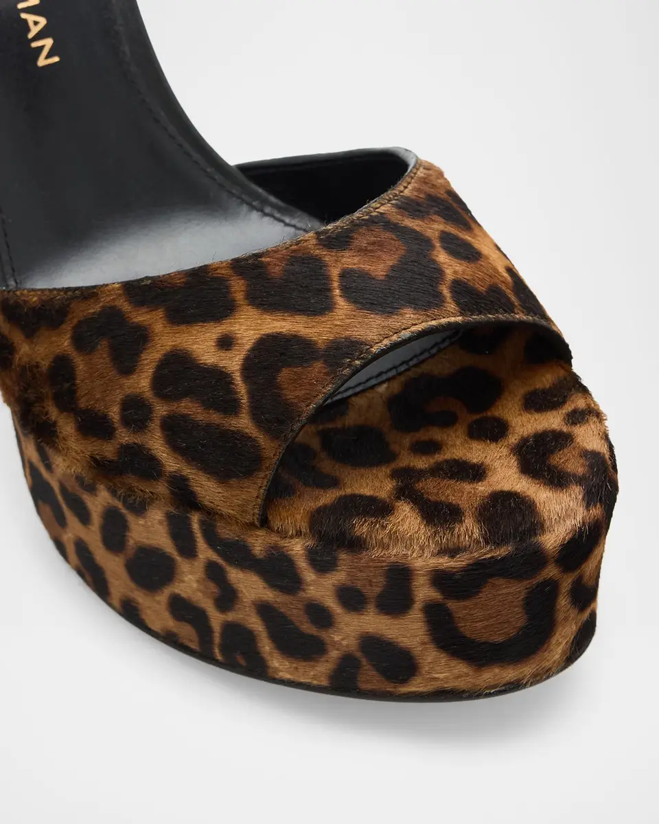 Stuart Weitzman 130mm Reade Leopard-Printed Calf Hair Platform Sandals | Thumbnail 5 Stuart Weitzman 130mm Reade Leopard-Printed Calf Hair Platform Sandals | Thumbnail 5