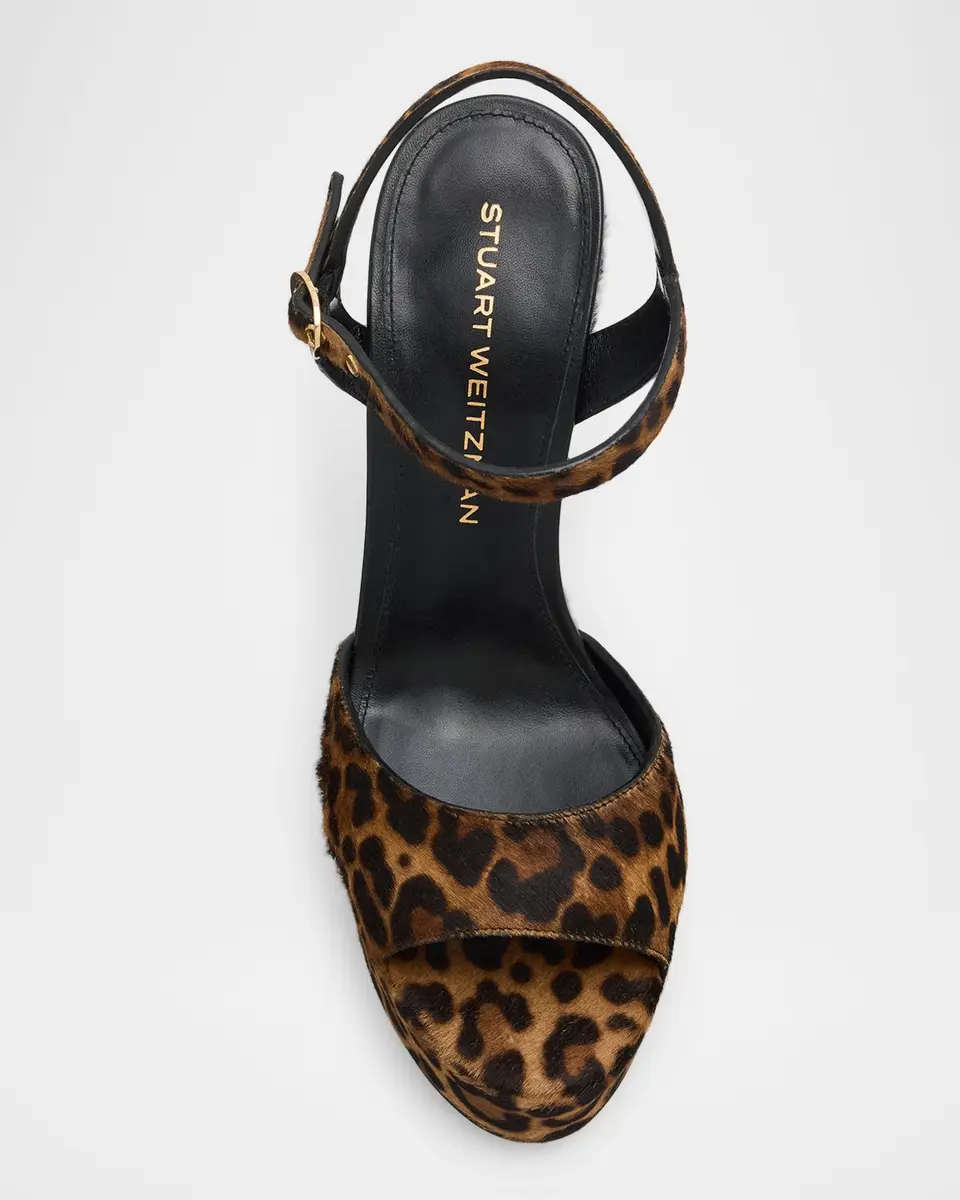 Stuart Weitzman 130mm Reade Leopard-Printed Calf Hair Platform Sandals | Thumbnail 6 Stuart Weitzman 130mm Reade Leopard-Printed Calf Hair Platform Sandals | Thumbnail 6