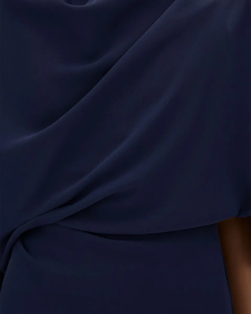 RACHEL GILBERT Amaris Long-Sleeve Capelet Column Gown | Thumbnail 6 RACHEL GILBERT Amaris Long-Sleeve Capelet Column Gown | Thumbnail 6