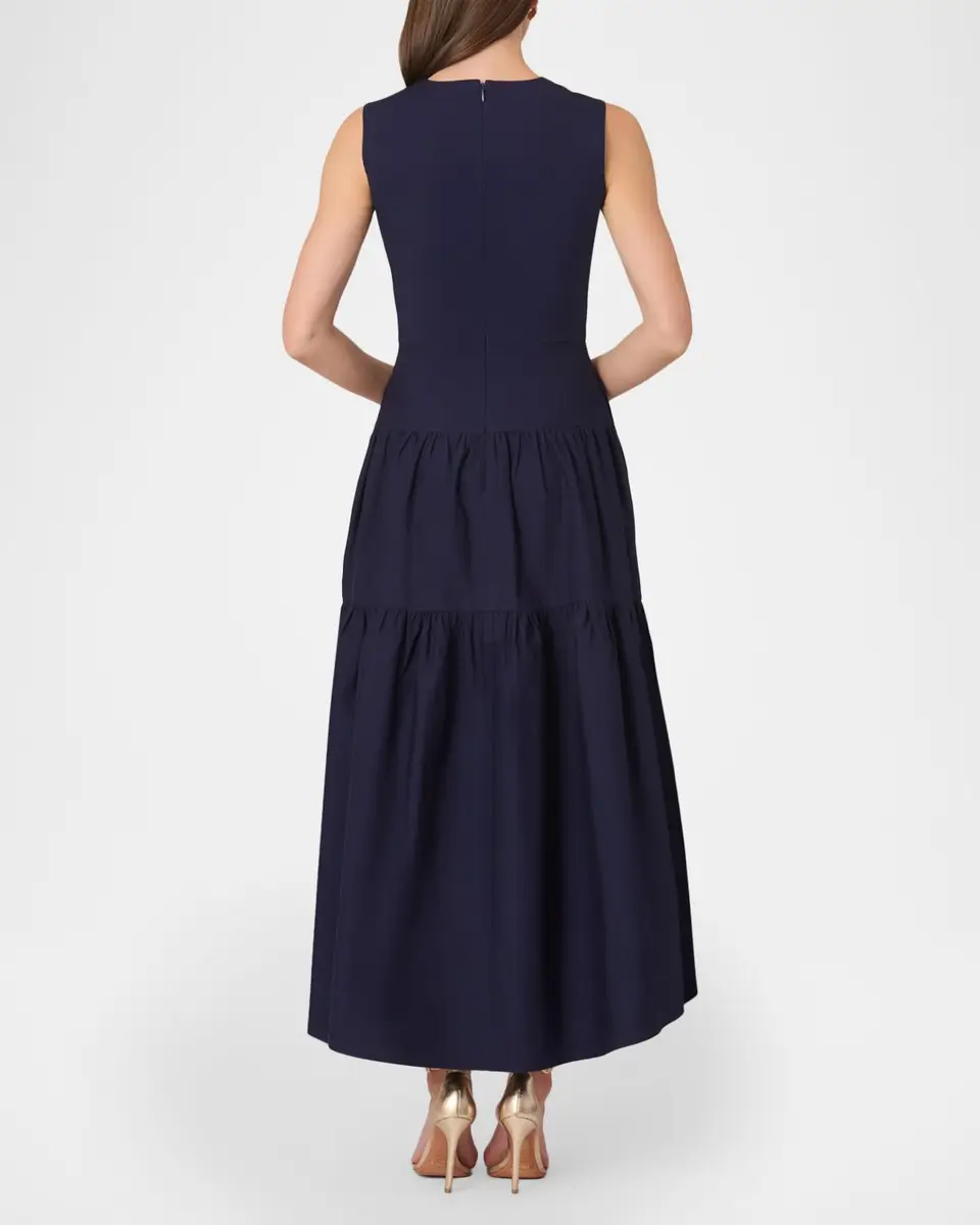 Shoshanna Skylar Tiered High-Low Maxi Dress | Thumbnail 3 Shoshanna Skylar Tiered High-Low Maxi Dress | Thumbnail 3