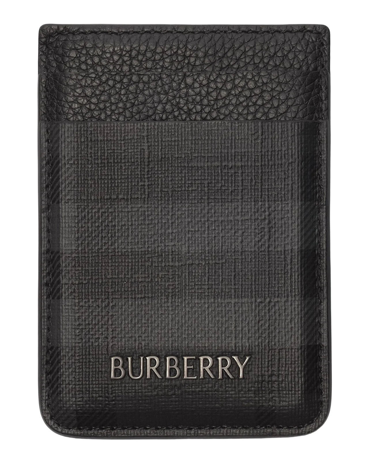 Men's City Check Magnetic Card Case
