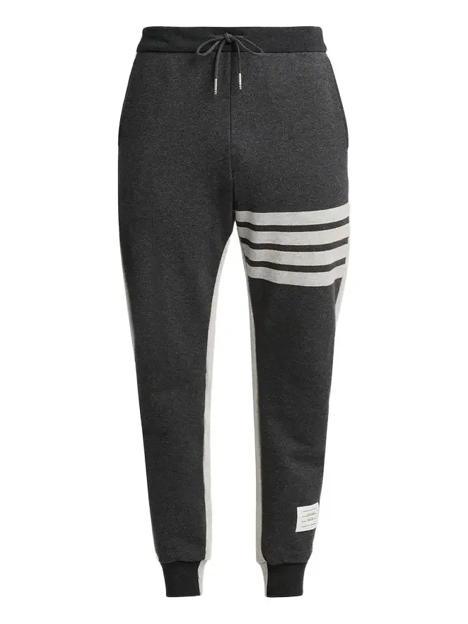 Thom Browne Men's Engineered 4-Bar Colorblocked Loopback Cotton Sweatpants
