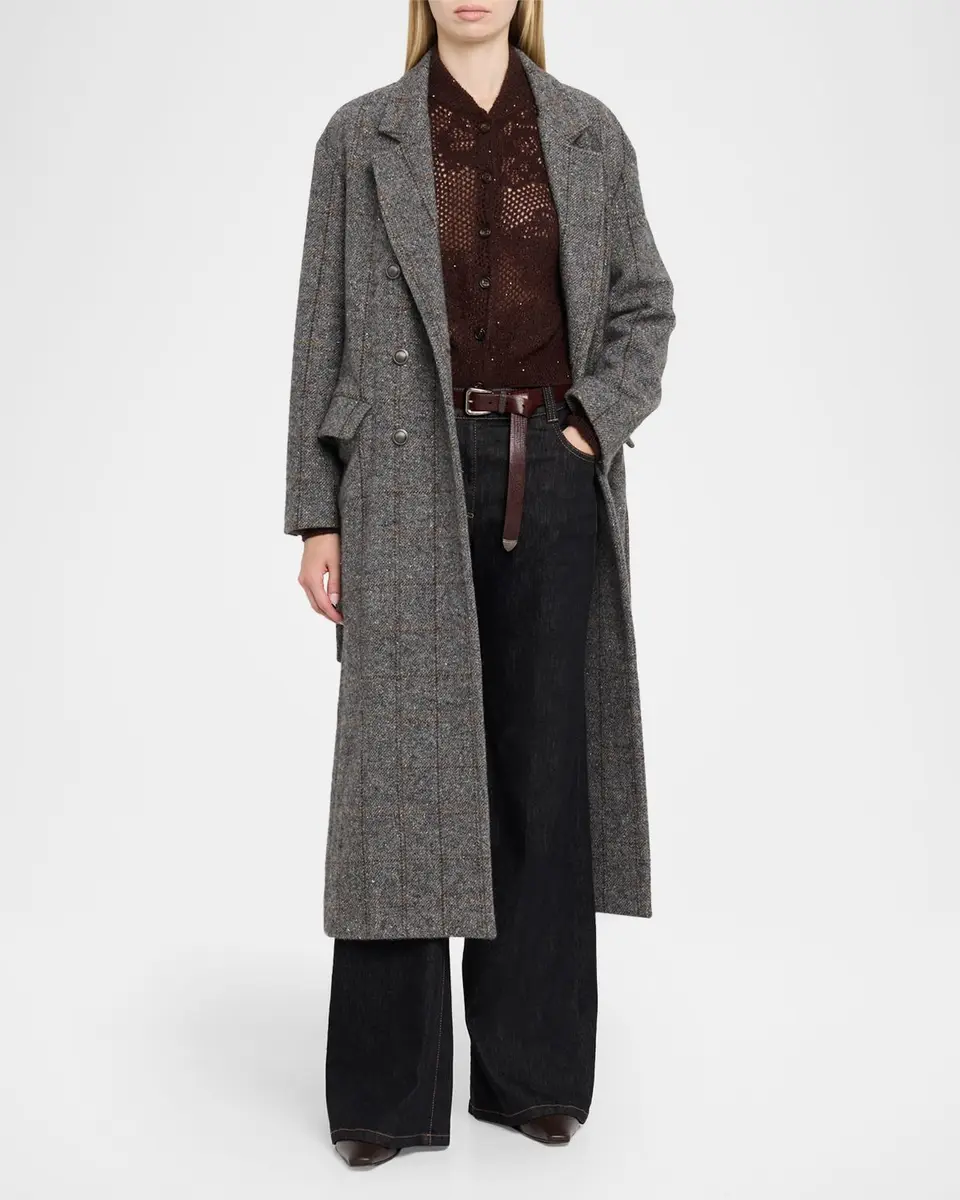 Brunello Cucinelli Glam-Knit Paillette Mesh Cardigan | Thumbnail 2 Brunello Cucinelli Glam-Knit Paillette Mesh Cardigan | Thumbnail 2