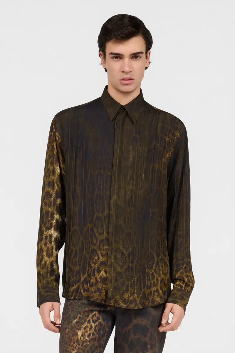 Roberto Cavalli Jaguar Print Shirt | Thumbnail 2 Roberto Cavalli Jaguar Print Shirt | Thumbnail 2