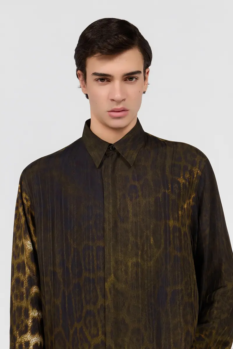 Roberto Cavalli Jaguar Print Shirt | Thumbnail 4 Roberto Cavalli Jaguar Print Shirt | Thumbnail 4