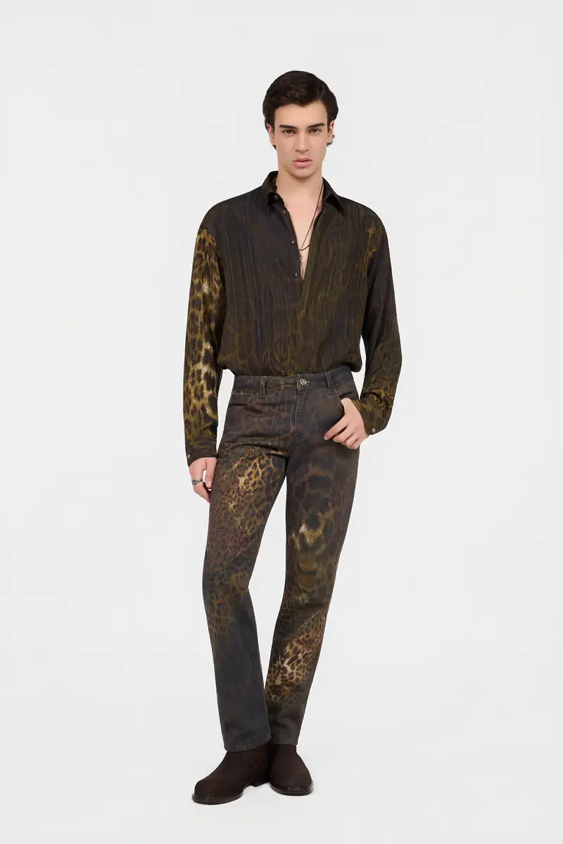 Roberto Cavalli Jaguar Print Shirt | Thumbnail 6 Roberto Cavalli Jaguar Print Shirt | Thumbnail 6