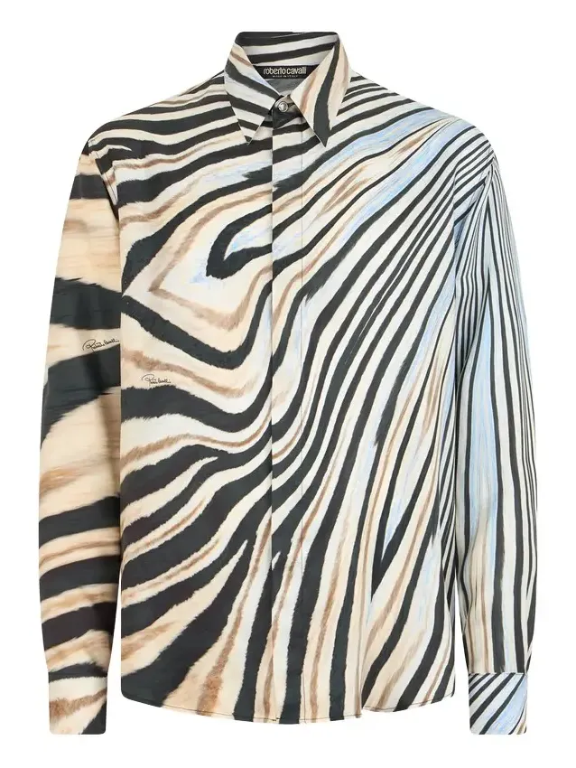 Silk Shirt With Zebra Print Silk Shirt With Zebra Print