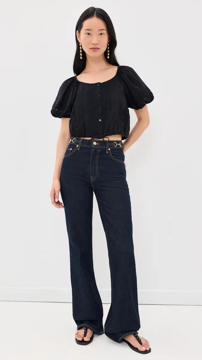 Ulla Johnson Clara Short Sleeve Cotton Top | Thumbnail 5 Ulla Johnson Clara Short Sleeve Cotton Top | Thumbnail 5
