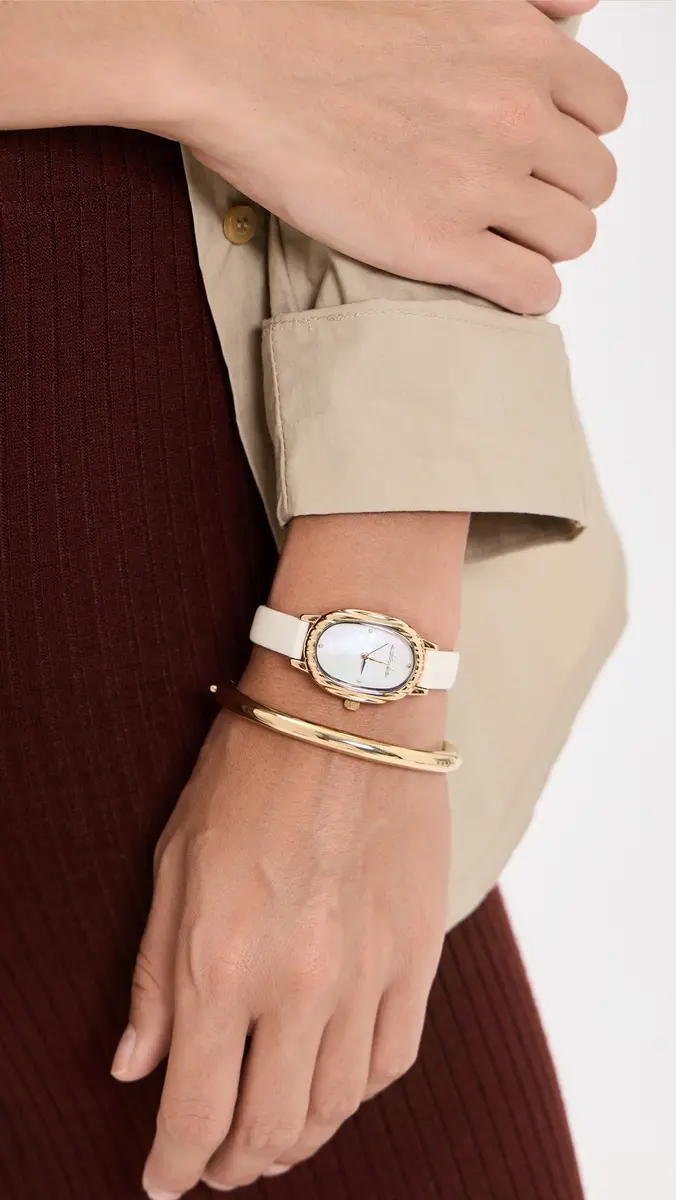 Ettika Timeless Texture Leather Watch | Thumbnail 3 Ettika Timeless Texture Leather Watch | Thumbnail 3