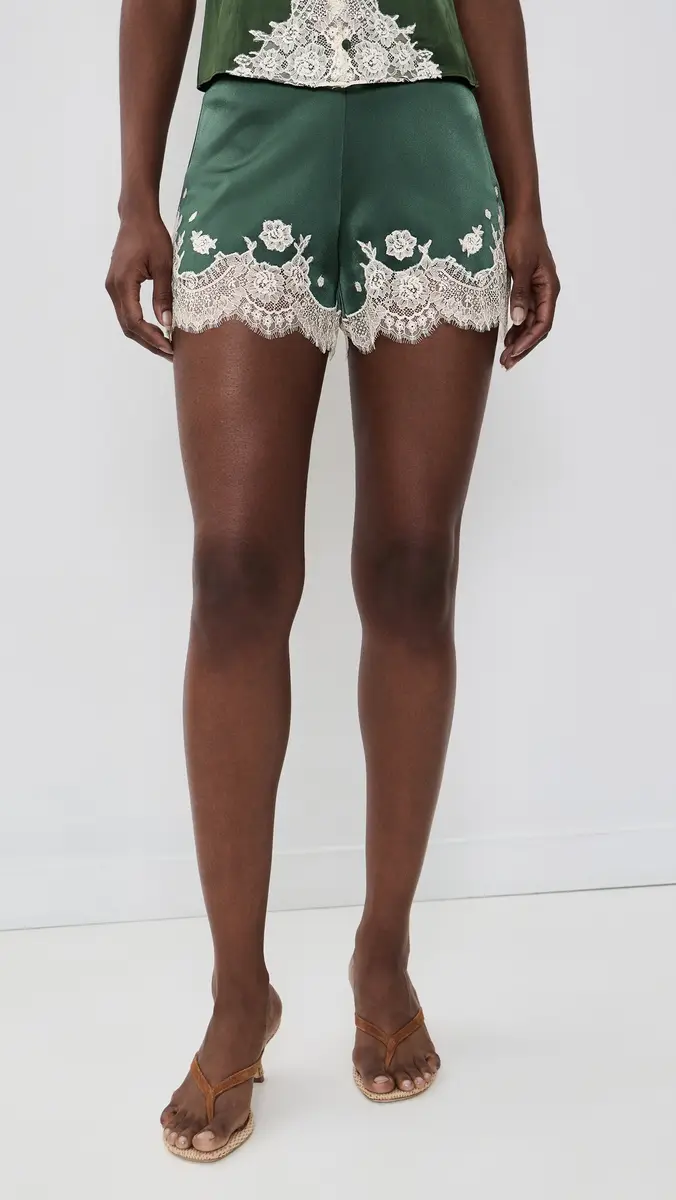 Alice + Olivia Elissa Lace Shorts | Thumbnail 2 Alice + Olivia Elissa Lace Shorts | Thumbnail 2