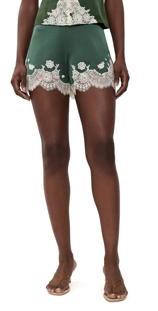 Alice + Olivia Elissa Lace Shorts | Image 1 Alice + Olivia Elissa Lace Shorts | Image 1