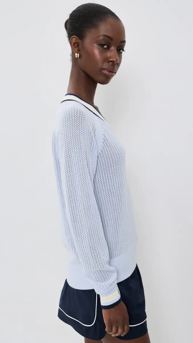 Varley Maurice V Neck Sweater | Thumbnail 4 Varley Maurice V Neck Sweater | Thumbnail 4