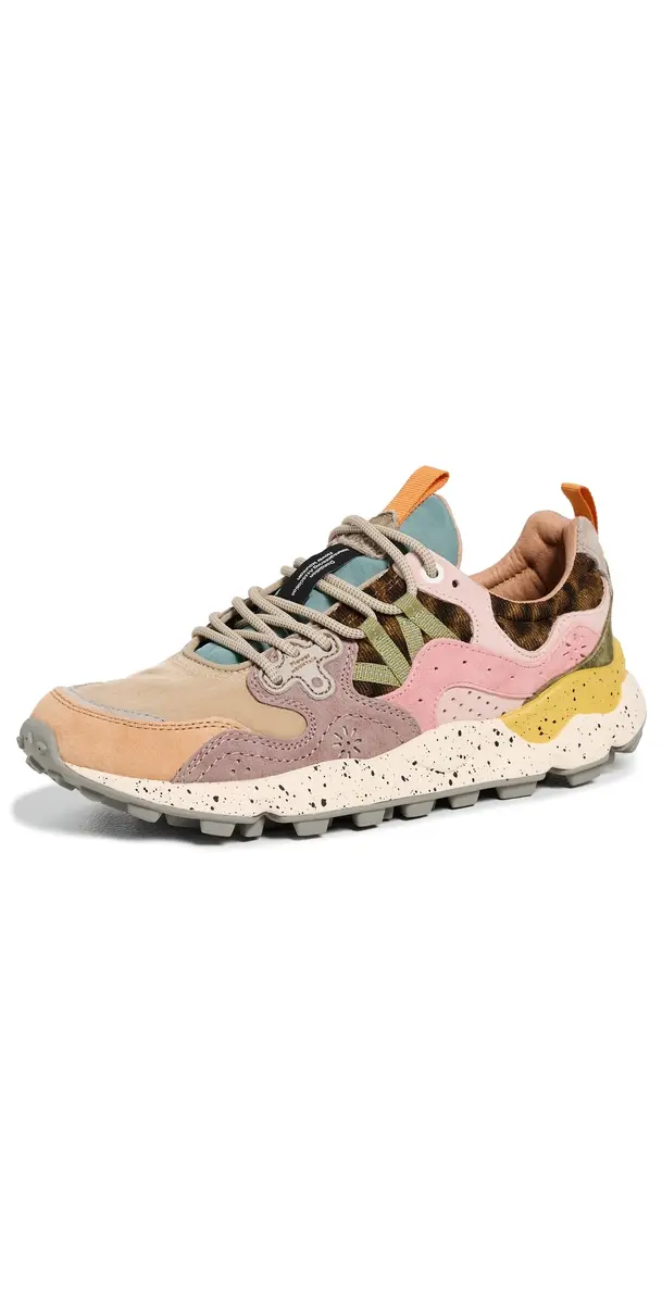Flower Mountain Yamano 3 Sneakers Light Mustard Grey | Image 1 Flower Mountain Yamano 3 Sneakers Light Mustard Grey | Image 1