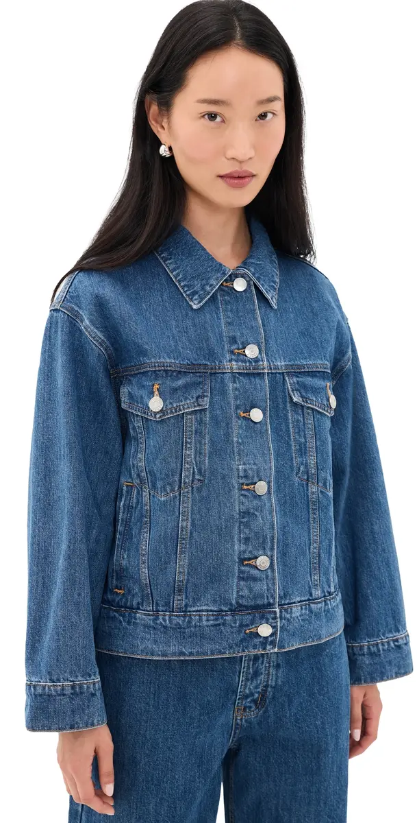 PARKE Oversized Jean Jacket | Image 1 PARKE Oversized Jean Jacket | Image 1