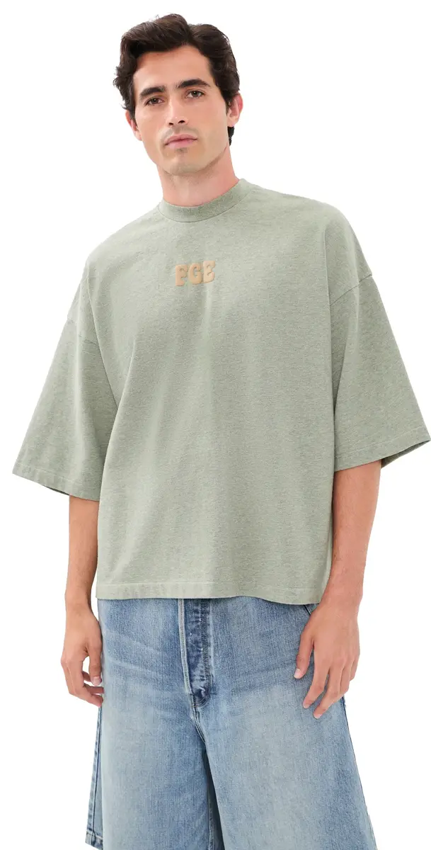 Fear of god Merch Tee Washed eal Heather | Image 1 Fear of god Merch Tee Washed eal Heather | Image 1