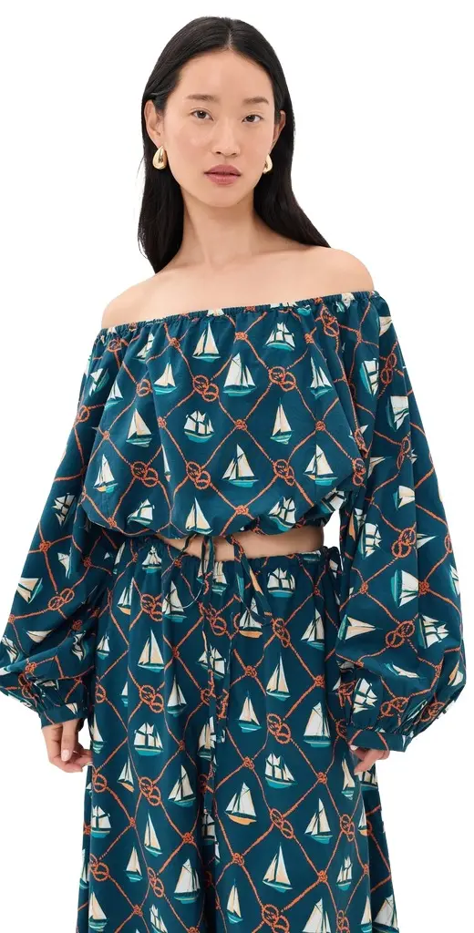 Coniglio Palm Beach Sailfish Blouse