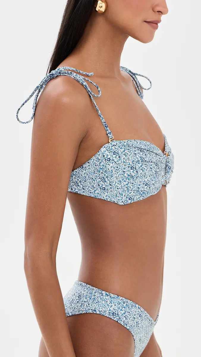 Montce Tori Ties Bandeau Bikini Top | Thumbnail 4 Montce Tori Ties Bandeau Bikini Top | Thumbnail 4
