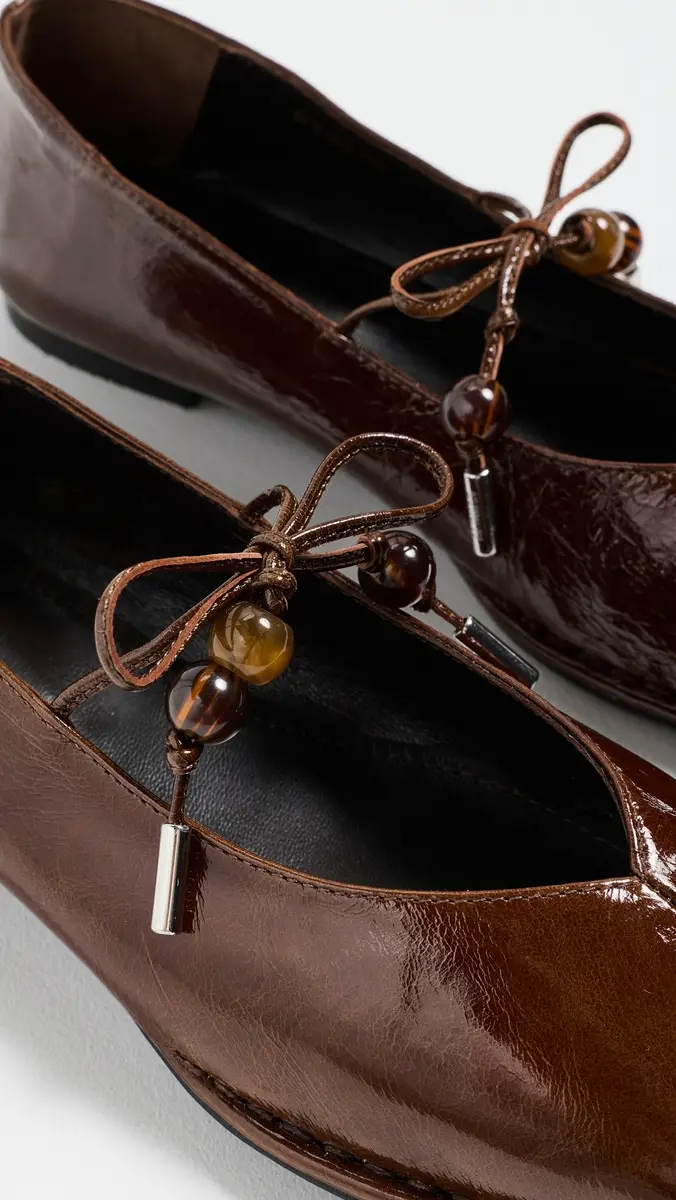 ALOHAS Sway Beads Leather Ballet Flats | Thumbnail 6 ALOHAS Sway Beads Leather Ballet Flats | Thumbnail 6