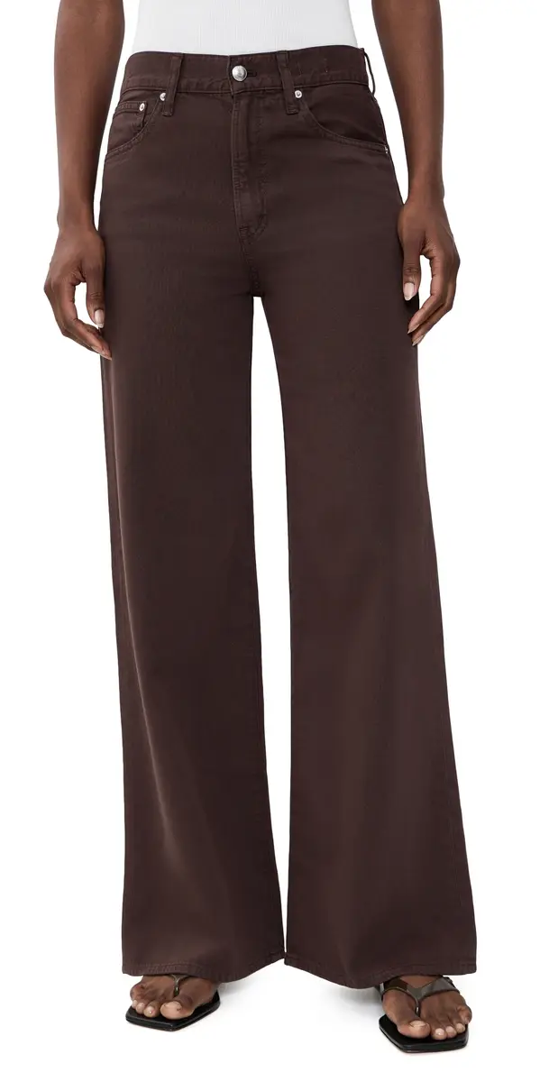 Madewell The Ultimate Airy Denim Wide-Leg Jeans Cocoa | Image 1 Madewell The Ultimate Airy Denim Wide-Leg Jeans Cocoa | Image 1