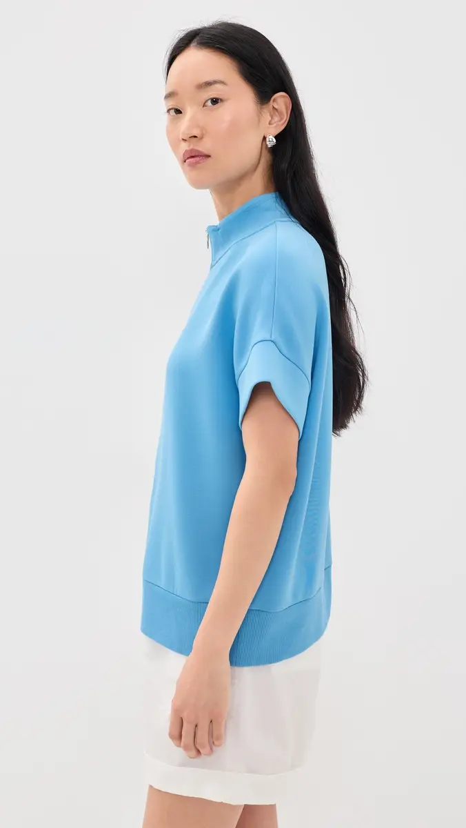 Varley Ritchie Short Sleeve Sweatshirt | Thumbnail 4 Varley Ritchie Short Sleeve Sweatshirt | Thumbnail 4