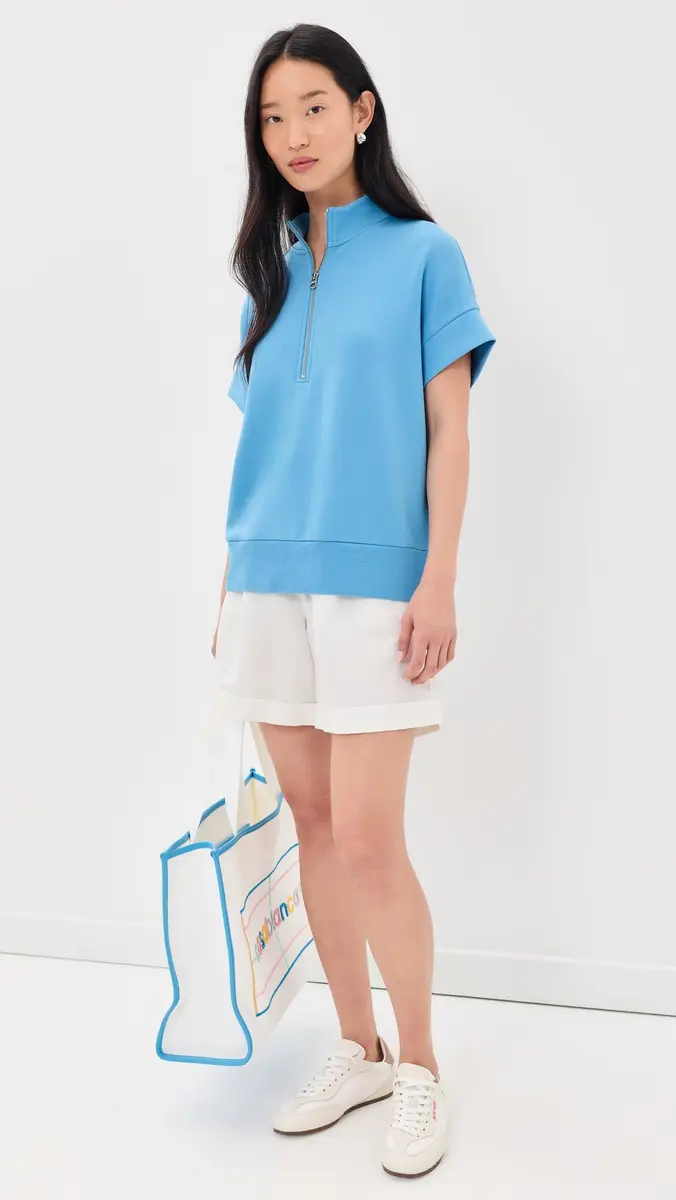 Varley Ritchie Short Sleeve Sweatshirt | Thumbnail 5 Varley Ritchie Short Sleeve Sweatshirt | Thumbnail 5