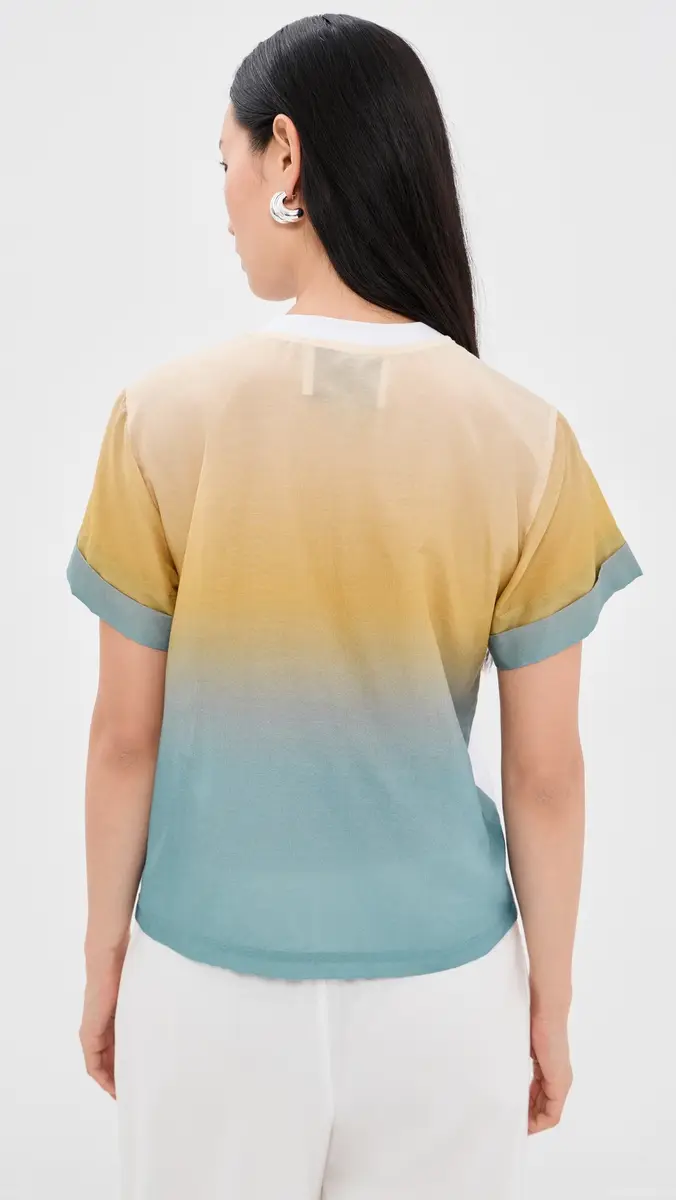 3.1 Phillip Lim Ombré Voile Combo T-Shirt | Thumbnail 3 3.1 Phillip Lim Ombré Voile Combo T-Shirt | Thumbnail 3