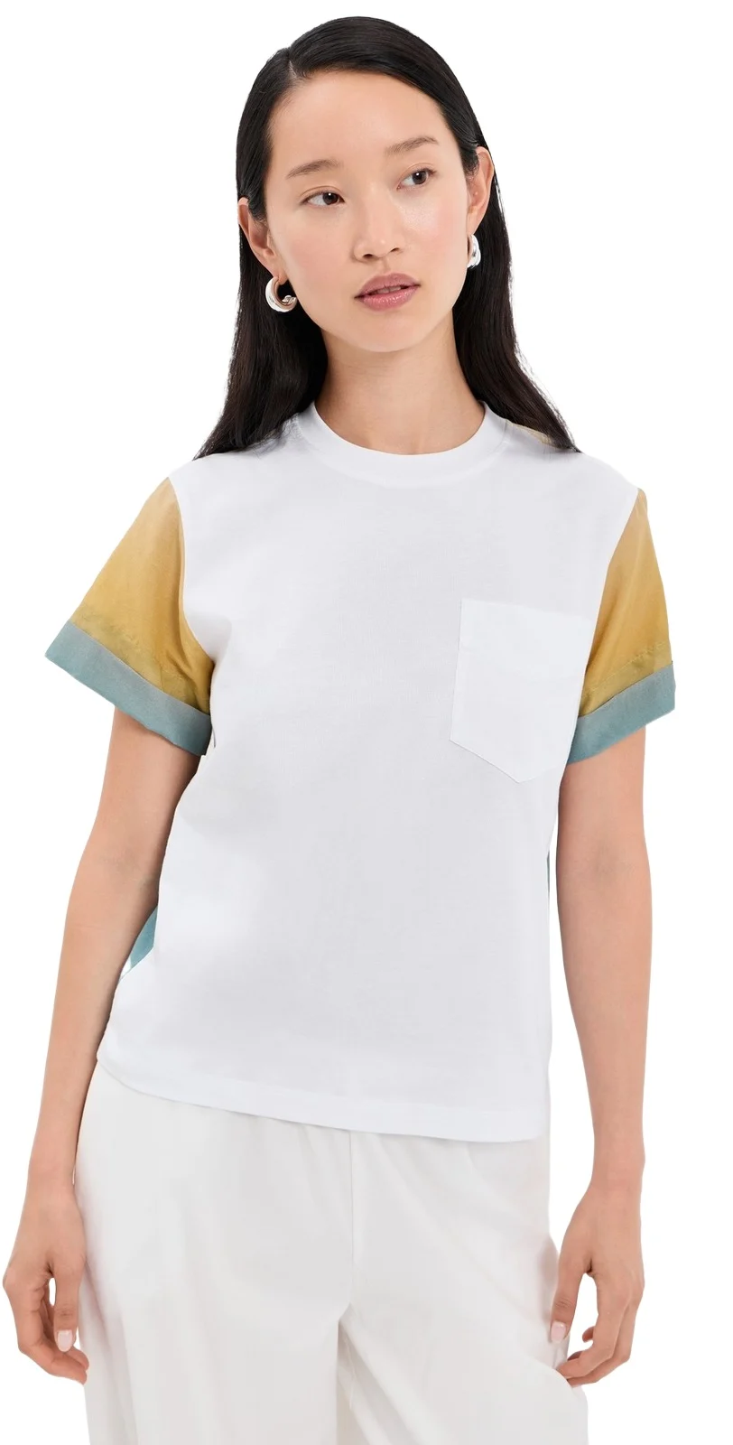 Ombré Voile Combo T-Shirt Ombré Voile Combo T-Shirt