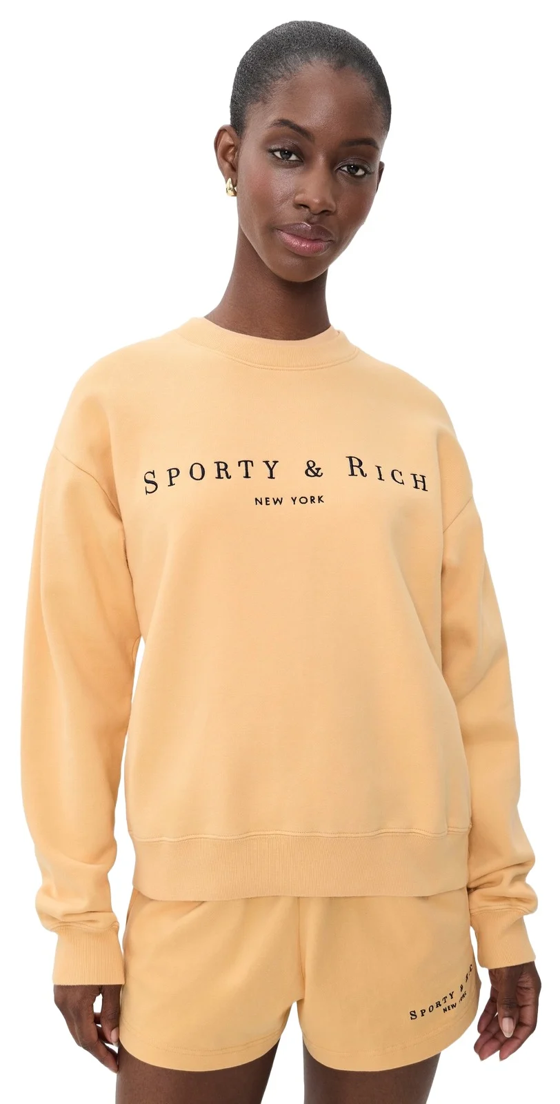 Title Embroidered Crew Neck Sweatshirt Title Embroidered Crew Neck Sweatshirt