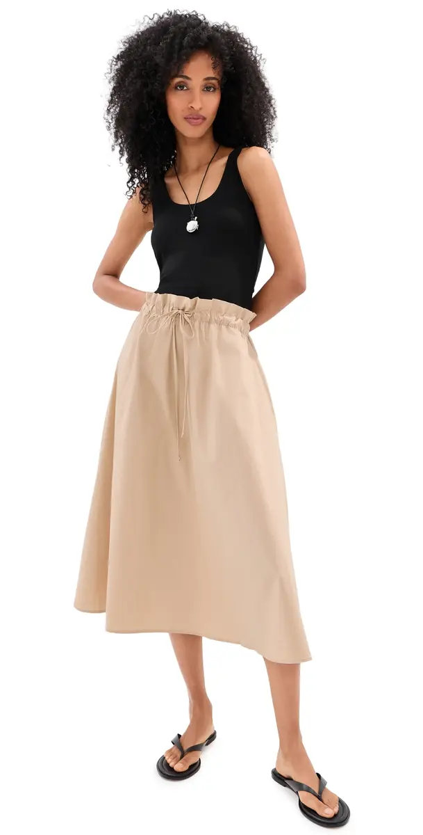 LE BOP Alexia Midi Dress Black/Khaki | Image 1 LE BOP Alexia Midi Dress Black/Khaki | Image 1