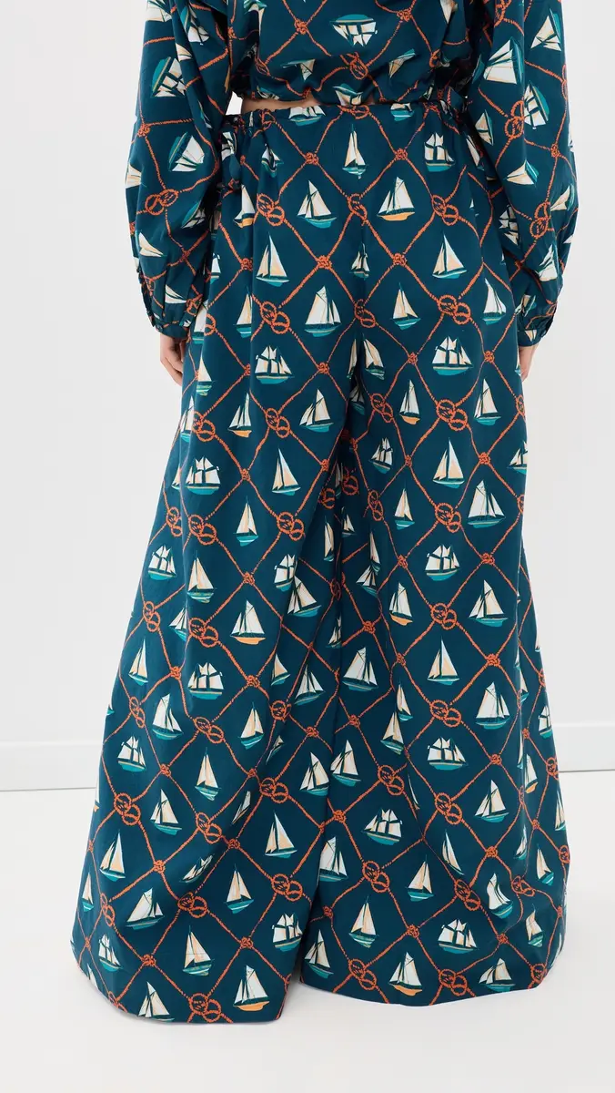 Coniglio Palm Beach Exaggerated Wide Leg Esplanade Pants | Thumbnail 3 Coniglio Palm Beach Exaggerated Wide Leg Esplanade Pants | Thumbnail 3