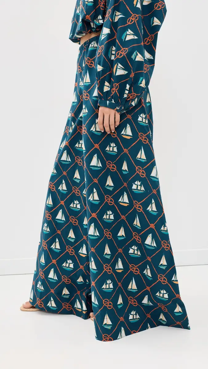 Coniglio Palm Beach Exaggerated Wide Leg Esplanade Pants | Thumbnail 4 Coniglio Palm Beach Exaggerated Wide Leg Esplanade Pants | Thumbnail 4