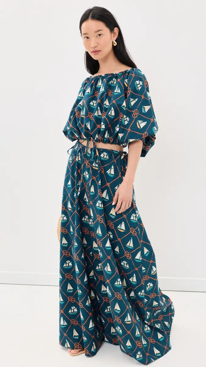 Coniglio Palm Beach Exaggerated Wide Leg Esplanade Pants | Thumbnail 5 Coniglio Palm Beach Exaggerated Wide Leg Esplanade Pants | Thumbnail 5