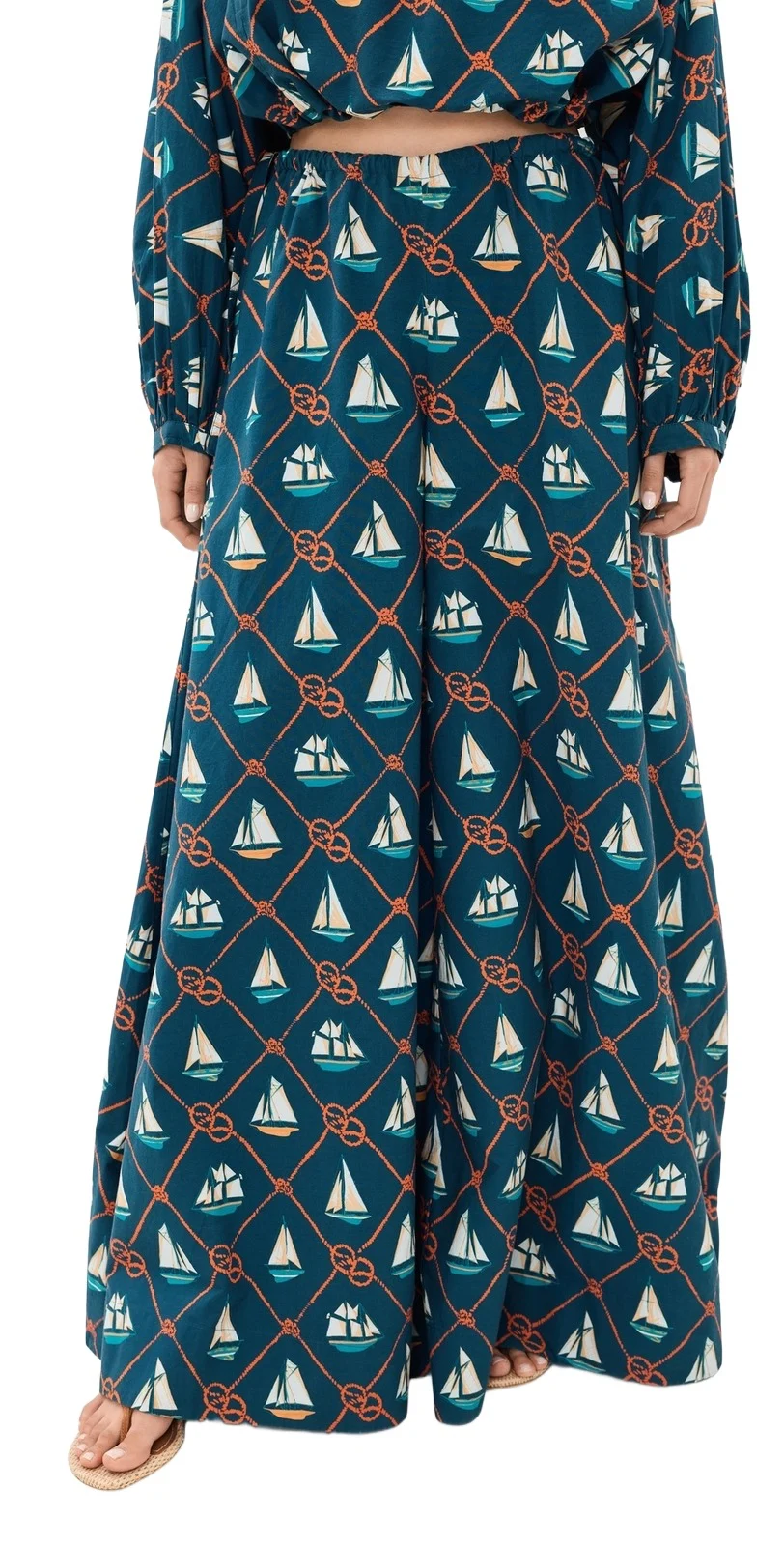 Exaggerated Wide Leg Esplanade Pants Exaggerated Wide Leg Esplanade Pants