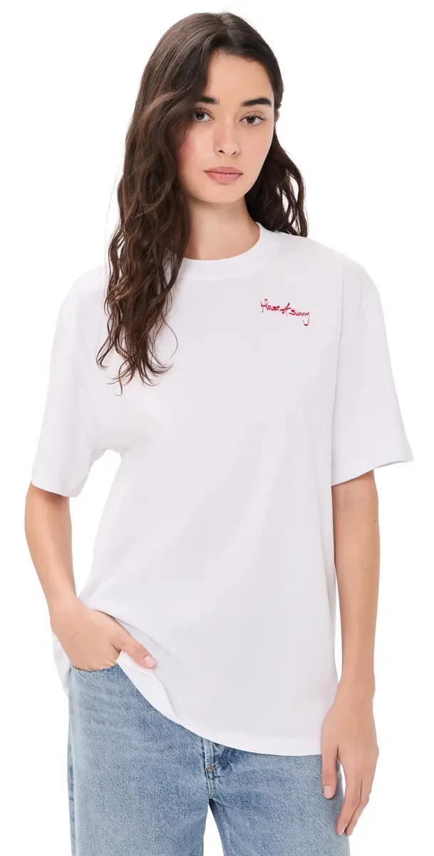 House of Sunny Sunny Side Up Tee Milk L | Image 1 House of Sunny Sunny Side Up Tee Milk L | Image 1