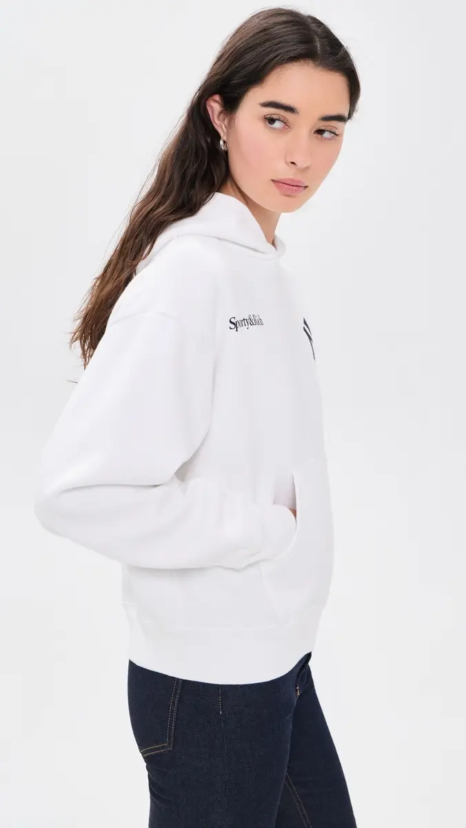 Sporty & Rich Yankees Curve Hoodie | Thumbnail 4 Sporty & Rich Yankees Curve Hoodie | Thumbnail 4