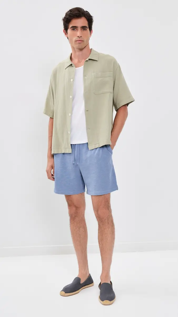 Onia Slub Terry Pull On Shorts | Thumbnail 5 Onia Slub Terry Pull On Shorts | Thumbnail 5