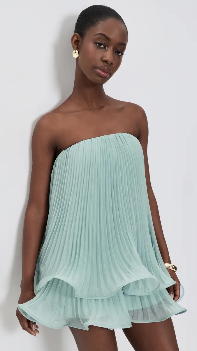 Amur Dalia Pleated Baby Doll Dress | Thumbnail 2 Amur Dalia Pleated Baby Doll Dress | Thumbnail 2