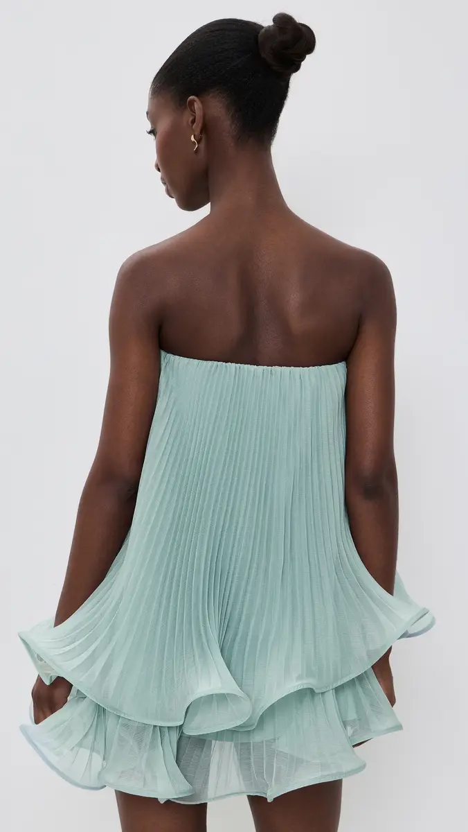 Amur Dalia Pleated Baby Doll Dress | Thumbnail 3 Amur Dalia Pleated Baby Doll Dress | Thumbnail 3