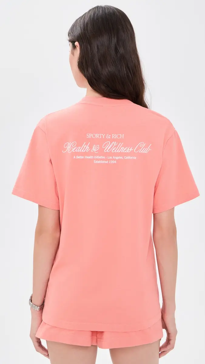 Sporty & Rich Health and Wellness Club T-Shirt | Thumbnail 4