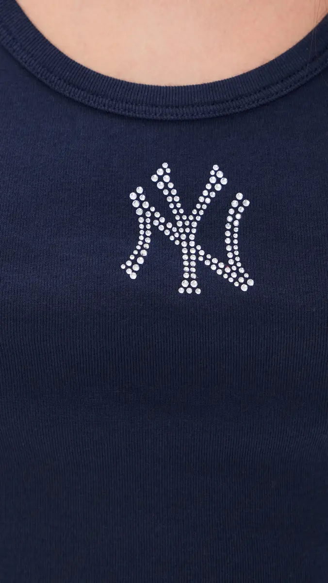Sporty & Rich Yankees Krystal Cropped Tank | Thumbnail 6 Sporty & Rich Yankees Krystal Cropped Tank | Thumbnail 6