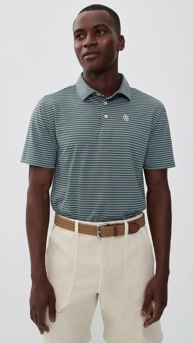 Quiet Golf Sunny Stripe Polo | Thumbnail 2