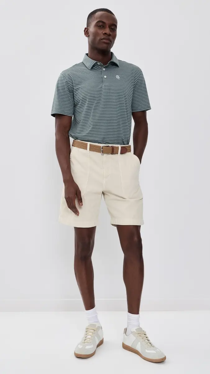 Quiet Golf Sunny Stripe Polo | Thumbnail 5
