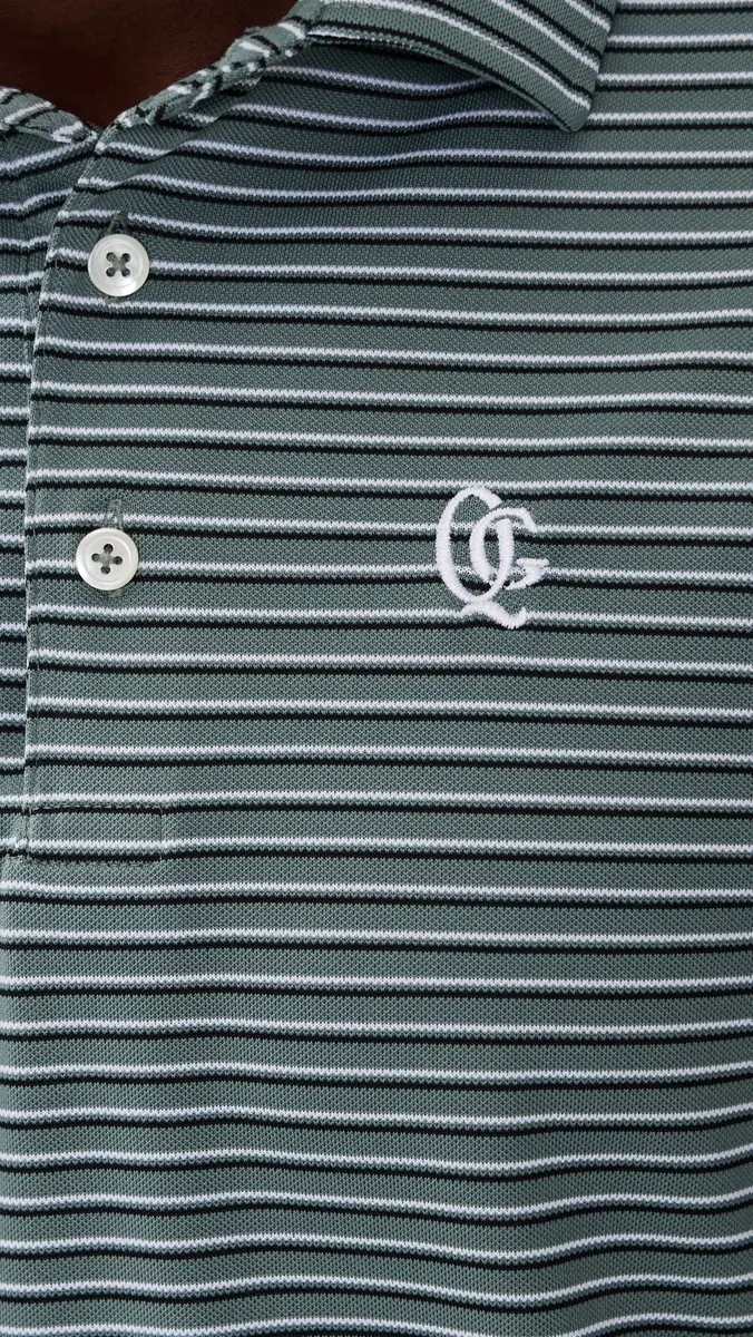 Quiet Golf Sunny Stripe Polo | Thumbnail 6