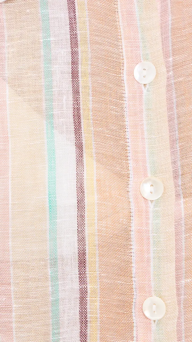 vitamin A Playa Linen Boyfriend Shirt | Thumbnail 6