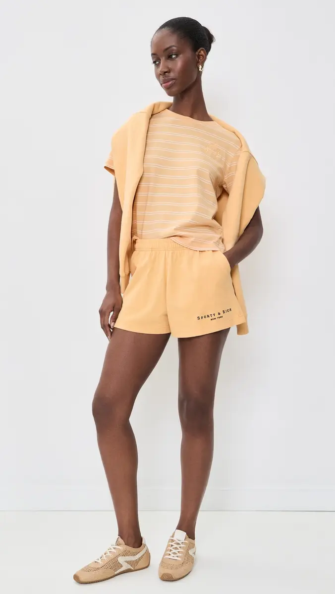 Sporty & Rich NY Crest T-Shirt | Thumbnail 5 Sporty & Rich NY Crest T-Shirt | Thumbnail 5