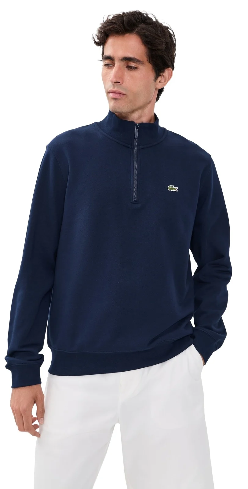 Lacoste Zip Up Sweatshirt