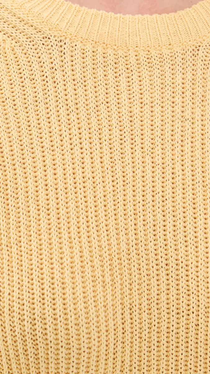 Another Tomorrow Draped Crew Knit Sweater | Thumbnail 6 Another Tomorrow Draped Crew Knit Sweater | Thumbnail 6